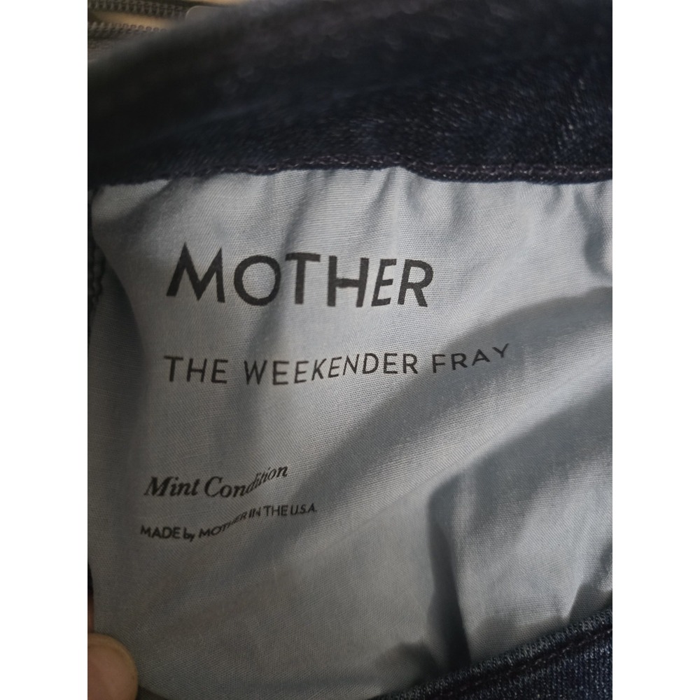 Mother The Weekender Fray Jeans In Mint Condition Size 33 - Picture 8 of 8